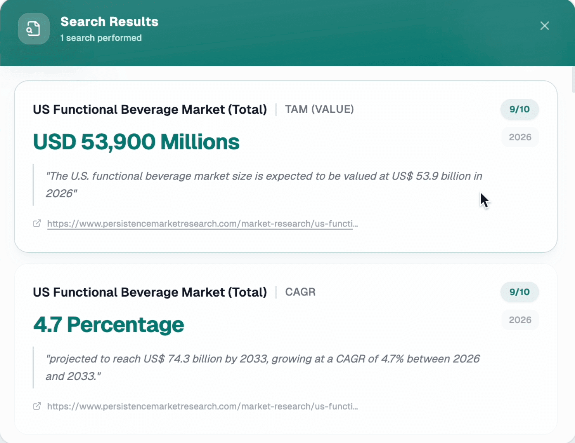 Auditable Market Research Behind Every Deal You Win